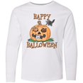 thumbnail image 3 of Inktastic Happy Halloween Kittens in a Pumpkin Long Sleeve Youth T-Shirt, 3 of 5