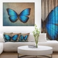 thumbnail image 1 of Design Art - Blue Vintage Butterfly, 1 of 3