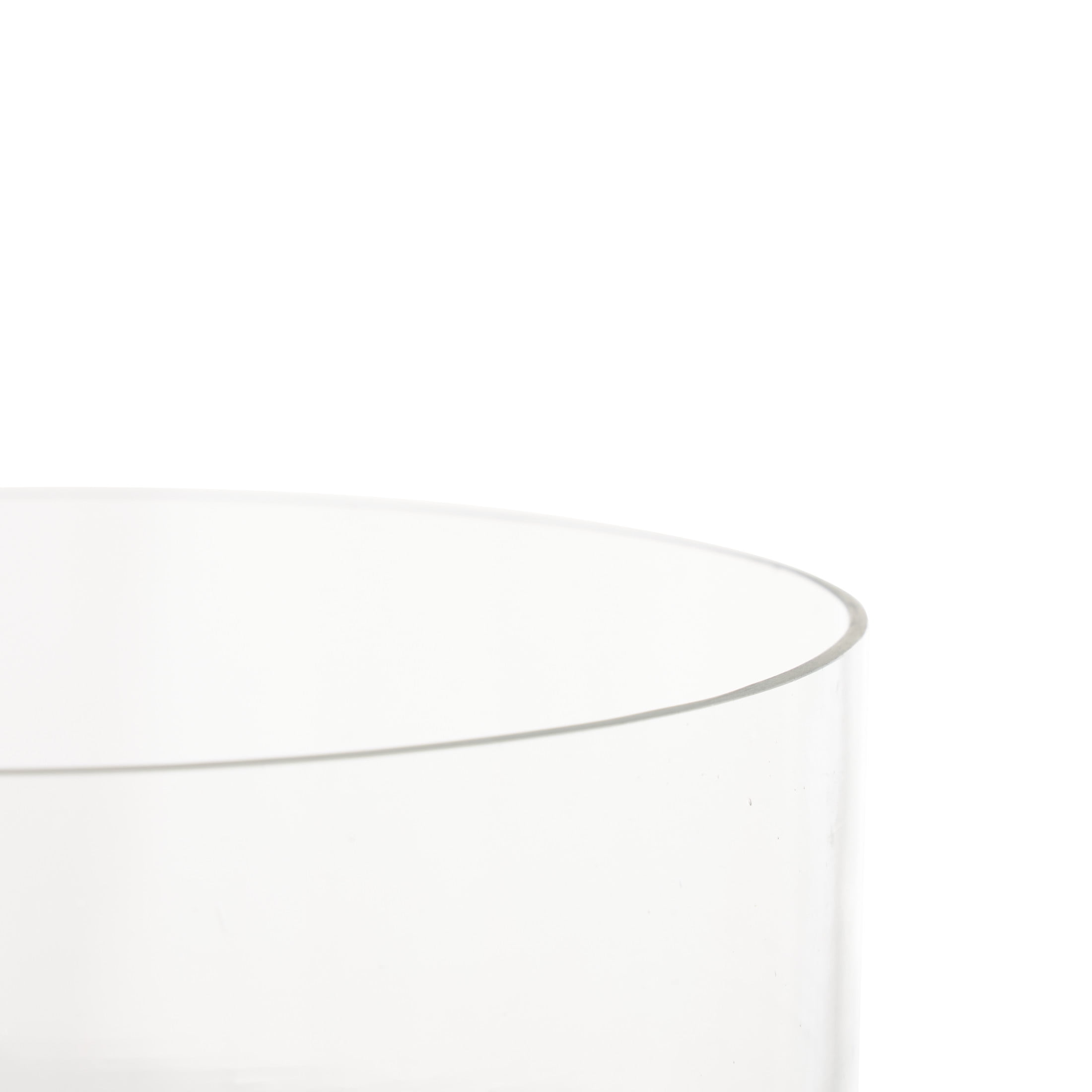 DecMode 12" Wide Glass Vase