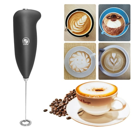 

Electric Milk Frother for Egg Latte Cappuccino Hot Chocolate Home Office Kitchen Coffee Tool