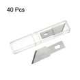 thumbnail image 3 of Uxcell Exacto Knife Blades #20 Hobby Knife Blades Precision Exacto Blades Hobby Knife Blade Refills 40 Pack, 3 of 6