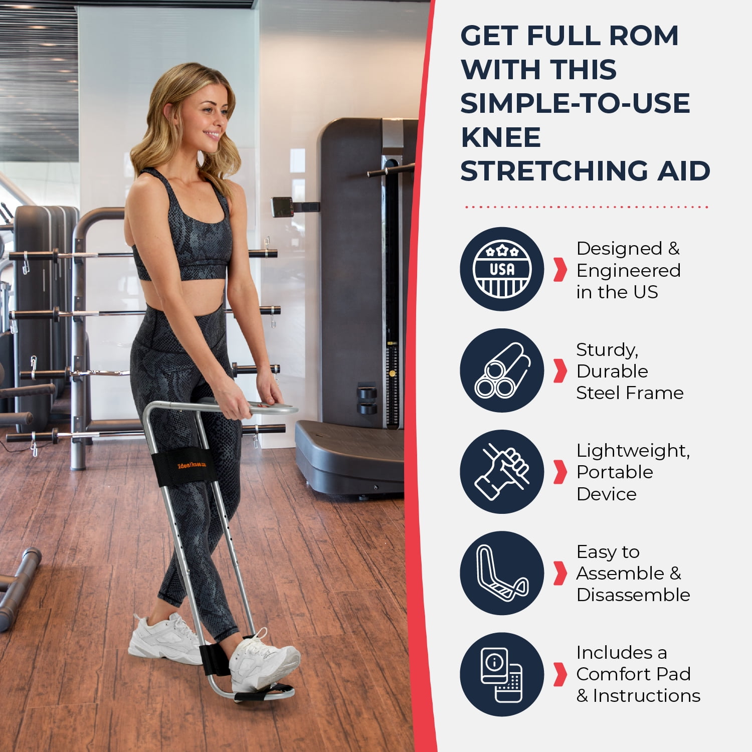 Buy IdealKnee Knee Extension, Knee Pain Relief & Improved Range of