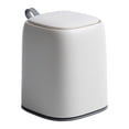 thumbnail image 1 of Desktop Trash Can Paper Basket Office Push Trash Can Storage Box Portable Trash Bin Suitable For Office Desk Living Room, 1 of 2