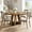 New model (retro color), variant on 47" Round Dining Table for 4-6 - Modern Wooden Kitchen Table w/300lb Capacity, Adjustable Anti-Slip Legs