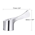 thumbnail image 3 of Unique Bargains Faucet Lever Handle Alloy Universal Single Lever Handle Replacement 72 x 50 x 29mm, 3 of 5