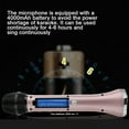 thumbnail image 6 of Bluetooth Wireless Karaoke Microphone , Microphone Bluetooth Speaker Handheld Singing KTV Party Supply 4 in 1 Portable Karaoke Machine Speaker for Android/iPhone/PC, 6 of 8
