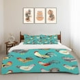 thumbnail image 4 of 3 Piece Duvet Cover Set - Includes 1 Duvet Cover & 2 Pillowcases for Queen King Bedding, 4 of 6