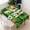 White-3, variant on Rectangular Tablecloth 60x84 Inch – Waterproof Polyester Printed Table Cover, Wrinkle Resistant, Washable for Kitchen & Dining, Tropical Jungle Theme