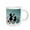 White, variant on 3drose, Little Sister and I, 11oz Two-tone Yellow Mug