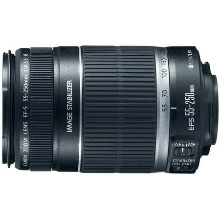 Canon EF-S 55-250mm f/4-5.6 IS II (Stabilized) Telephoto Lens w/ USA Warranty