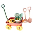 thumbnail image 4 of Juguete al aire libre, vehículo de simulación, divertido y colorido juego de carrito multiusos, juguete de playa portátil, carrito de tracción para Rosa, 4 of 8