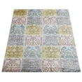 thumbnail image 3 of Rugsotic Carpets Handmade Rugs Hand Knotted Rectangle 5'x8' Multicolor Viscose for Indoor Use, 3 of 5