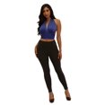 thumbnail image 5 of High Waist Sculpting Treggings With Button Waist Detail - Black, 5 of 9