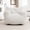 White, variant on Noble House Nexo Plush Stuffed Memory Foam Bean Bag Sofa, Large Comfy Lounger with Armrest for Living Room, Green