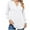 White, variant on Scyoekwg Long Sleeve Tops for Women V-Neck Ruffled Sleeve Tunic Shirts Lightweight Solid Color Dressy Casual Blouse Tops for Women Trendy Loose Blouses (Green,L)