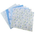 thumbnail image 2 of 7pcs 25*25cm Cotton Fabric DIY Assorted Squares Pre Cut Bedding Suite Quarters Bundle Blue Dot, 2 of 5
