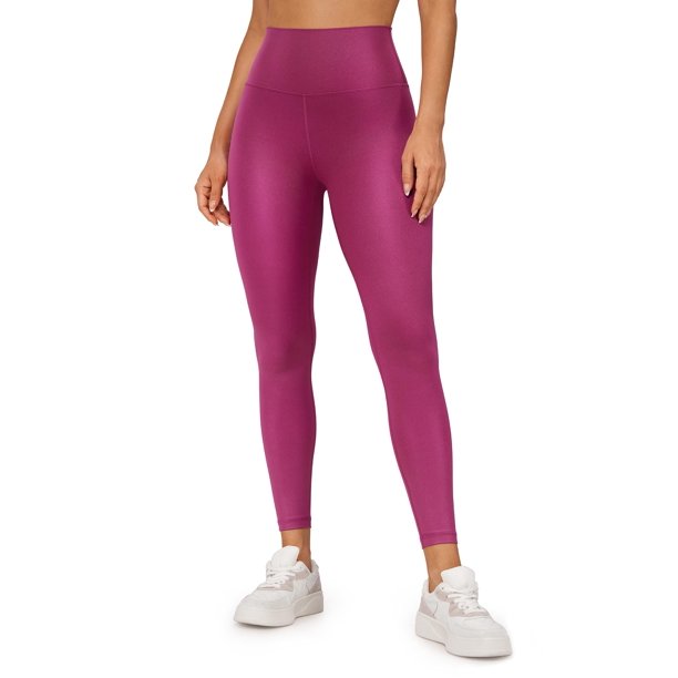 Pantalones CRZ YOGA Butterluxe Cuero Sintético Magenta XL