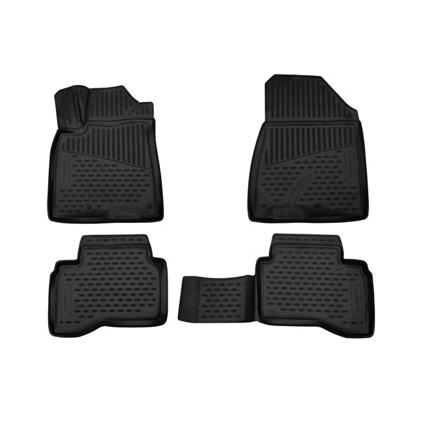 Floor Mats Liner For Kia Niro 20172023 All Weather Molded 3D Black 4