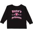 thumbnail image 3 of Inktastic Nanas Princess Granddaughter Girls Long Sleeve Toddler T-Shirt, 3 of 5