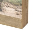 thumbnail image 4 of Picture Frame with Rectangular Wooden Encasing, Large, Brown, 4 of 5