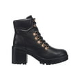 thumbnail image 3 of C&C California Women's Pixie Heeled Lug Sole Combat Boots in Black Size 7, 3 of 6