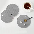 thumbnail image 5 of Silicone Pot Holder and Oven Mitts, Multipurpose Non-Slip Insulation Honeycomb Rubber Hot Pads Trivet, Heat Resistant Antislip Place Mat, Pack of 5, 5 of 6