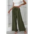 thumbnail image 2 of PRETTYGARDEN Women's Wide Leg Pants with Pockets High Waist Tie Front Loose Casual Trousers Business Work Outfits Trendy, 2 of 6