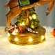 thumbnail image 3 of Escultura Cachorro,Resina Santa Deer Escultura Decoraciones navideñas,Adornos Estatuillas Salón Dormitorio Estantería,Estatua decorativa Craft Party Supplies Desktop,Pequeña escultura con Yotijar Escultura Cachorro, 3 of 10