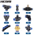 thumbnail image 2 of Conector neumático HEBAI, tubo conector de aire, accesorios de liberación rápida, manguera de empuje de agua, conectores de plástico de 4/6/8/10/12/14mm PU, 2 of 5