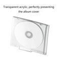 Clear Acrylic Record Stand Portable Simple Display Holder for Album