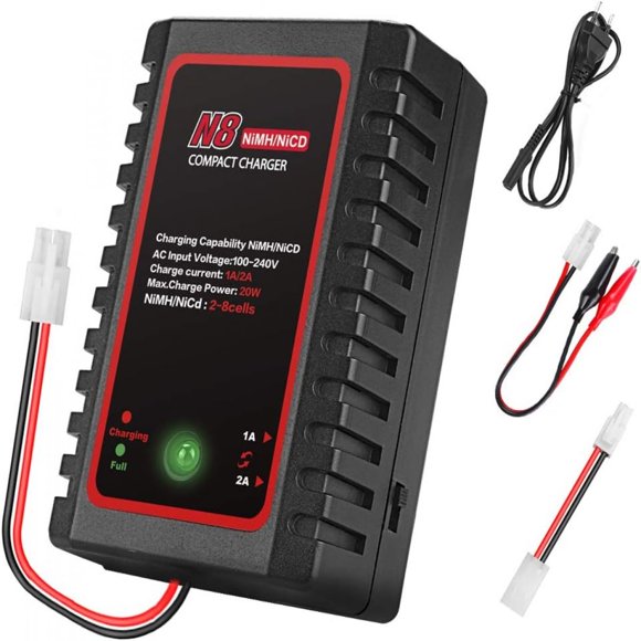 Cargador inteligente para baterías NiMH / NiCD / LiPO - Drones / Coches RC