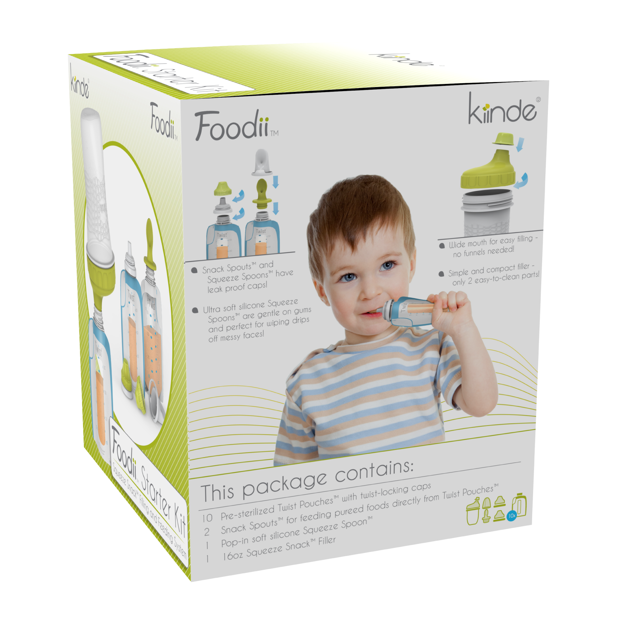 Kiinde Foodii Baby Food Maker System with Reusable Pouches photo 5
