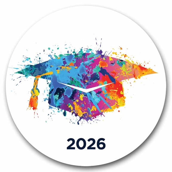 2026 1 oz Silver Colorized Round - APMEX (Colorful Graduate Cap)