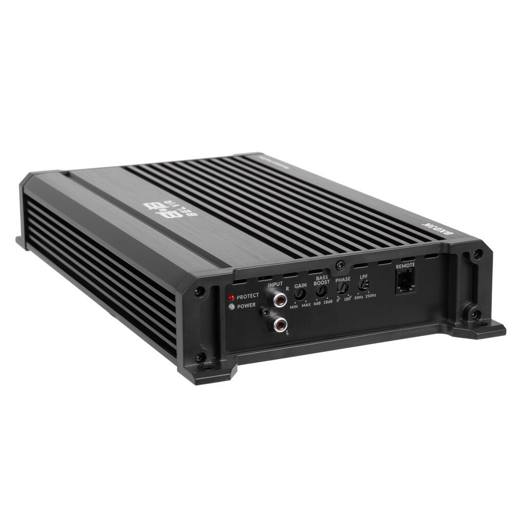 Belva BXD3K Class-D Monoblock Car Audio MOSFET Amplifier 3000W w/ Remote Subwoofer Control