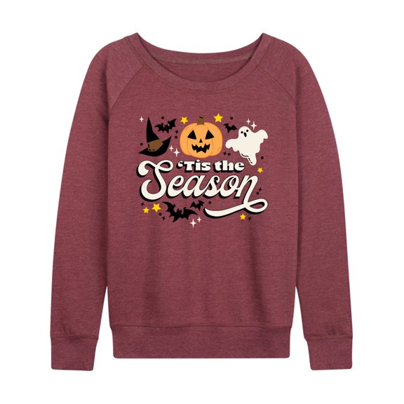 Instant Message - Tis The Season Fall - Women's Lightweight French Terry Long Sleeve Shirt