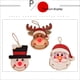 thumbnail image 3 of Colgante de madera de Navidad con luz LED, diseño de muñeco de nieve, alce de Papá Noel, colgante luminoso, decoración de árbol de Navidad, 3 uds., 3 of 5