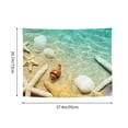 thumbnail image 3 of Bingfone Starfish And Seashell On The Beach Tapestry Wall Hanging Decor for Living Room Bedroom Dorm Classroom Office Decor 29x37 Inch, 3 of 8