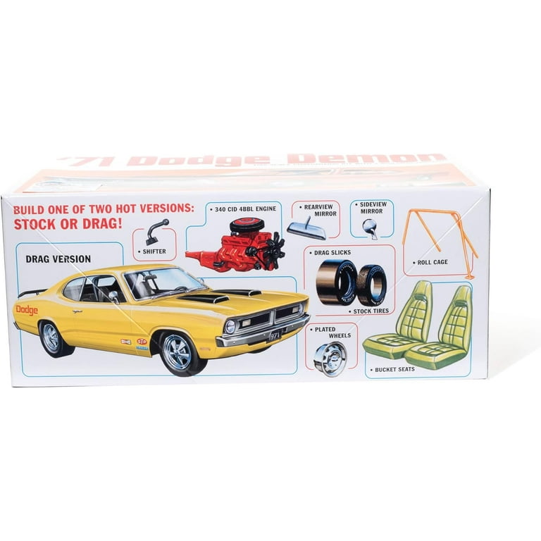 Skill Level 2 MPC Car Model Kit for Adults, 1/25 Scale 1971 Dodge