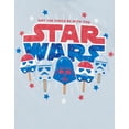 thumbnail image 4 of STAR WARS Darth Vader Stormtrooper July 4th T-Shirt Toddler to Big Kid, 4 of 5