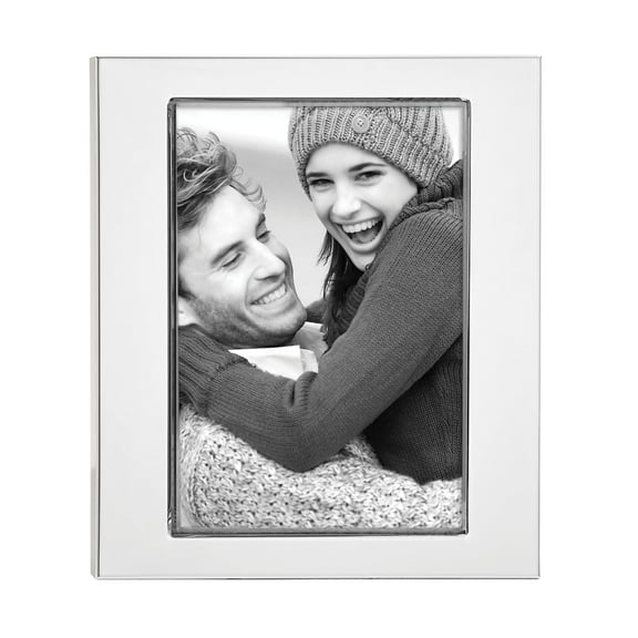 Lenox Reed And Barton Addison Silverplate Photo Frame, 5"X7", Metallic