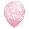 11 inch Yes! I'm A Girl Latex Balloons (50 Pack) - Party Supplies Decorations