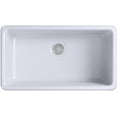 thumbnail image 4 of Kohler 5707-NY 33 in. Top Undermount Single Bowl Kitchen Sink - Dune, 4 of 7