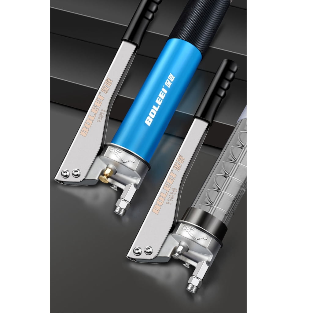 Versatile Manual Grease Gun with Dual Pressure Rods - Must-Have Equipment for Greasing Tasks in Automotive, Construction, and Agriculture