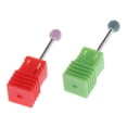 thumbnail image 4 of 2pcs Salon Taladro eléctrico Broca Cabeza de bola Brocas de pulido shamjiam Brocas para limas de uñas, 4 of 6