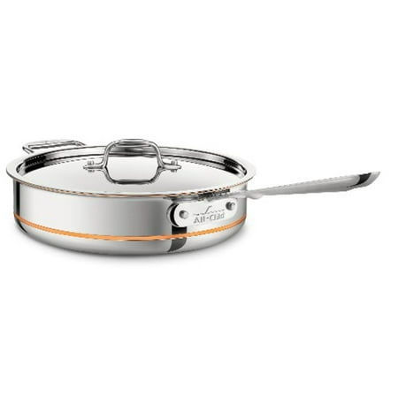 All Clad 6404 Ss Copper Core 5 Ply Bonded Dishwasher Safe Saute Pan All Clad 6404 Ss Copper Core 5 Ply Bonded Dishwasher Safe Saute Pan