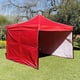 thumbnail image 1 of Toldo 3x3 m Rojo con 3 paredes lisas MrToldo 3x3 c/lr, 1 of 2