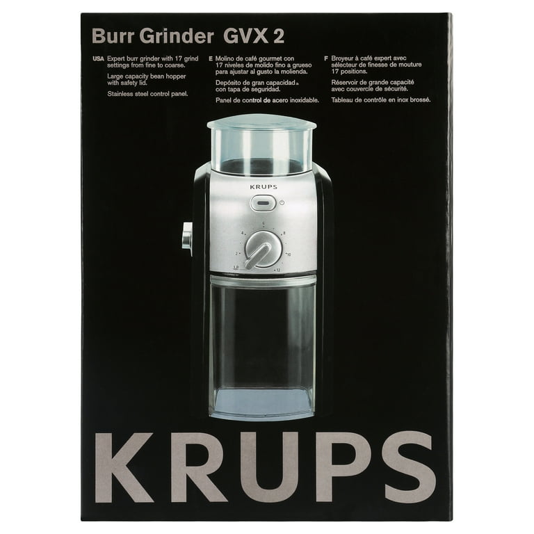 Krups GVX-1 Burr Grinder Review 
