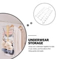 thumbnail image 3 of unbranded Organizador De Con Colgador De Hierro Negro Para Brasieres Y Prendas En Closet, 3 of 8