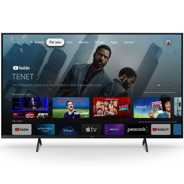Sony KD50X85K 50 inch X85K 4K HDR LED with smart Google TV 2022 Model Bundle with Premiere Movies Streaming + 37-100 Inch TV Wall Mount + Surge Adapter