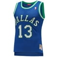 thumbnail image 2 of Women's Mitchell & Ness Steve Nash Blue Dallas Mavericks 1998/99 Hardwood Classics Swingman Jersey, 2 of 3